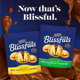 McVitie's Blissfuls Belgian Milk Chocolate &amp;amp; Hazelnut Biscuits    172g