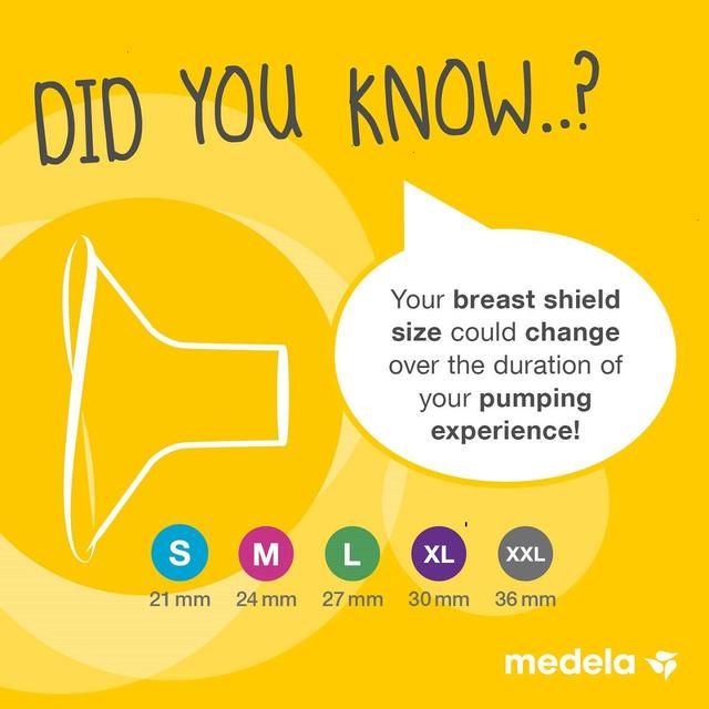 Medela Medium Contact Nipple Shields with Case   2 per pack