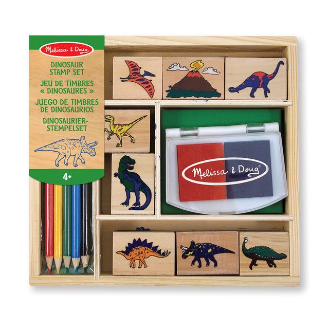 Melissa &amp;amp; Doug Dinosaur Stamp Set 4yrs+