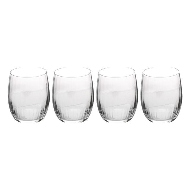 Mikasa Treviso 4pc Stemless Glasses 350ml Gift boxed   4 per pack