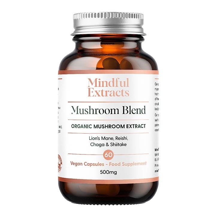 Mindful Extracts Organic Mushroom Blend 60 Vegan Capsules