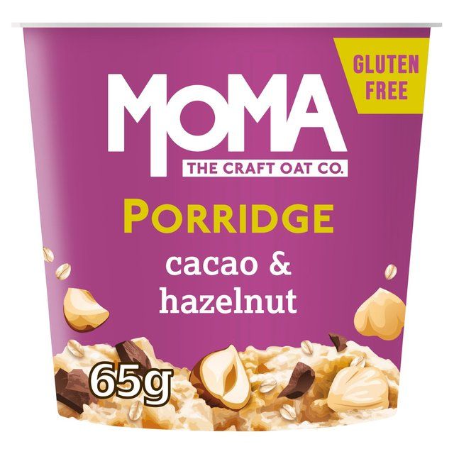 MOMA Cacao &amp;amp; Hazelnut Jumbo Oat Porridge Pot Gluten Free   65g