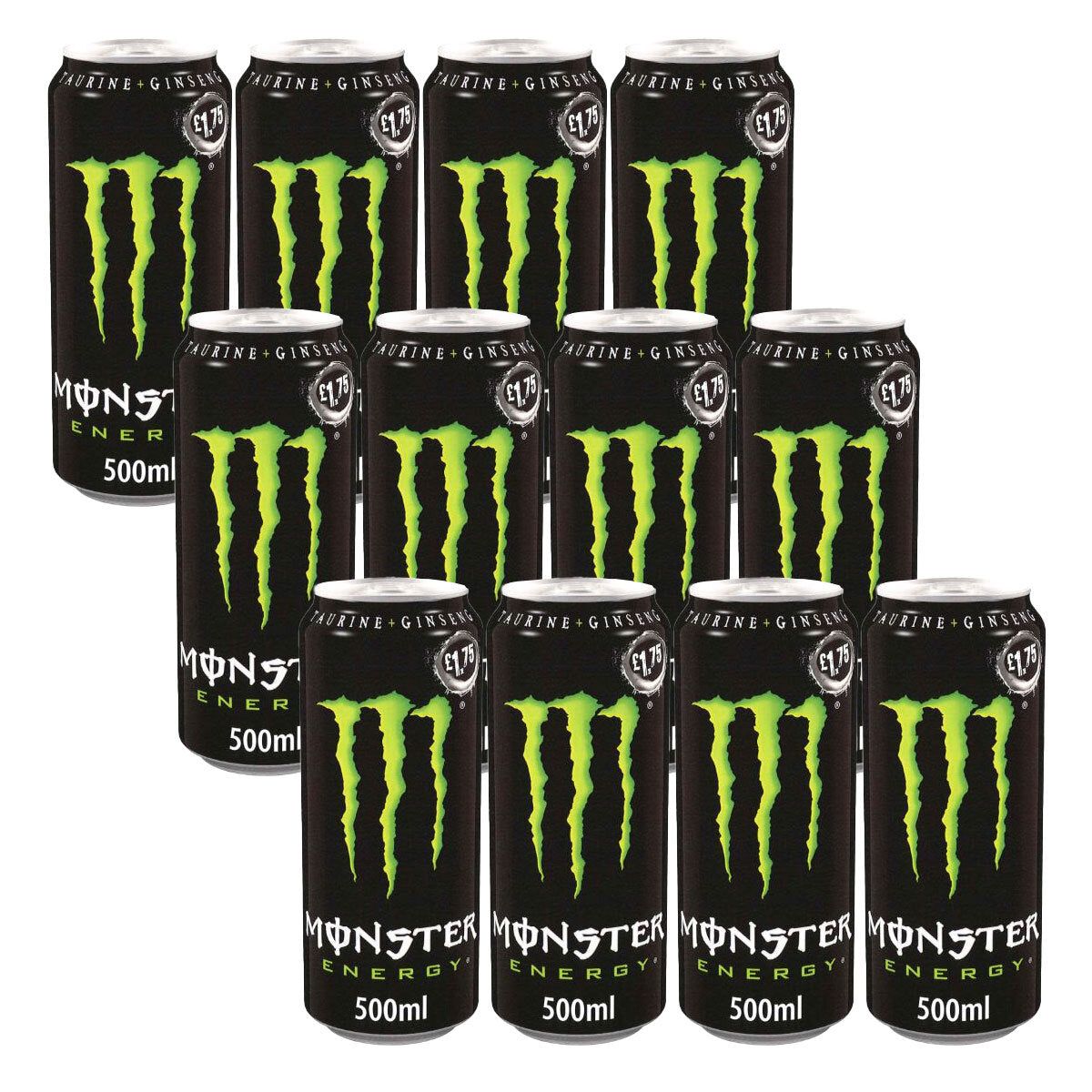 Monster Energy PMP &amp;pound;1.75, 12 x 500ml