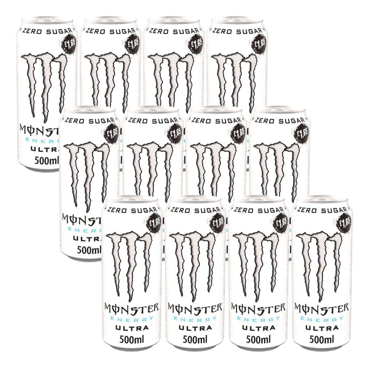 Monster Ultra PMP &amp;pound;1.65, 12 x 500ml