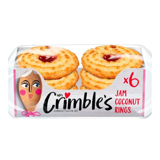 Mrs Crimble's Gluten Free Jam Coconut Rings   240g