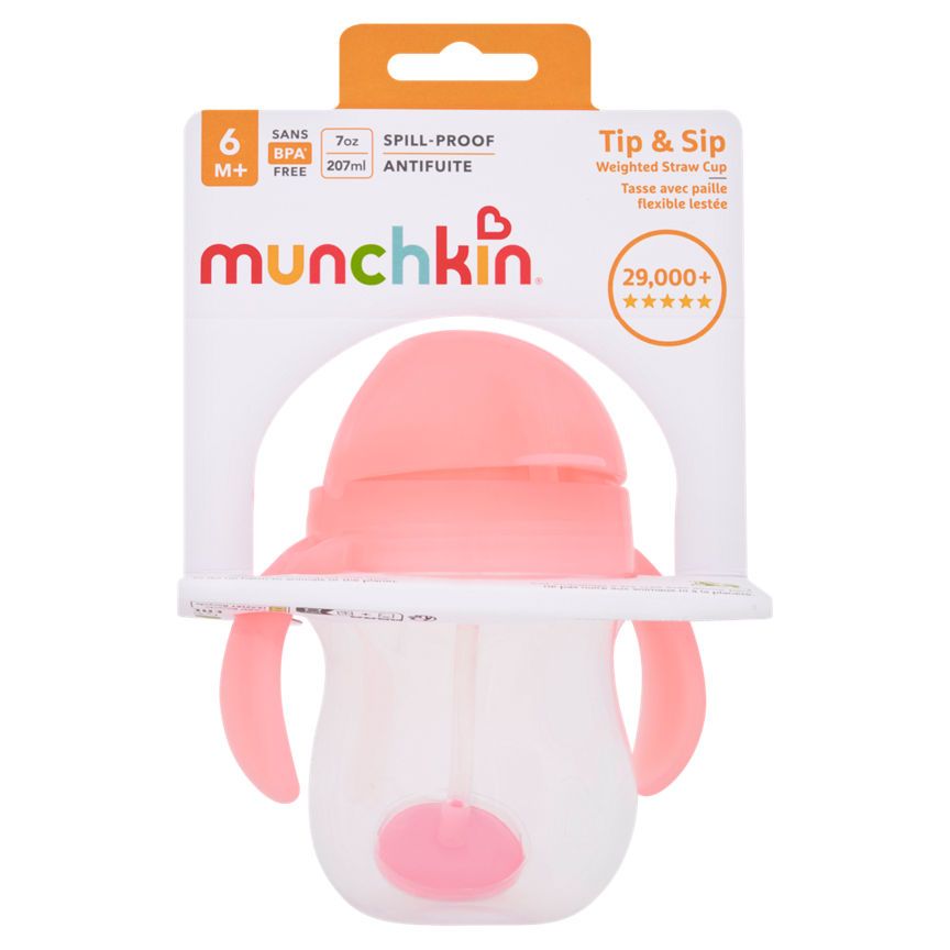 Munchkin Tip &amp;amp; Sip Straw Cup 6m+ 207ml