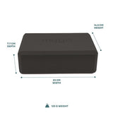 Myga Foam Yoga Block - Black