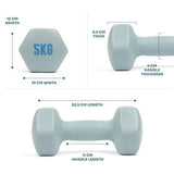 Myga Hexagonal Dumbbell - 5kg Pair