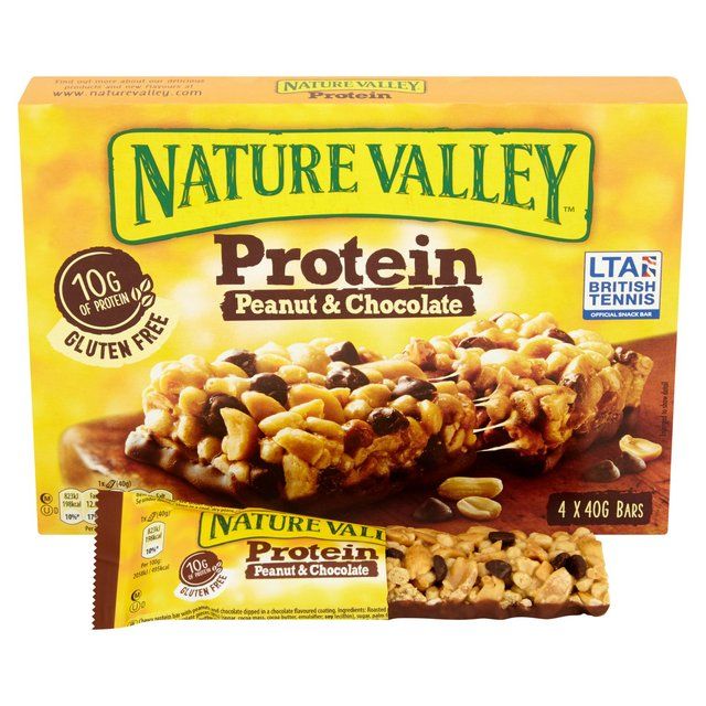 Nature Valley Protein Peanut &amp;amp; Chocolate Cereal Bars   4 x 40g