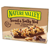 Nature Valley Sweet &amp;amp; Salty Nut Dark Chocolate with Peanuts Bars   4 x 30g