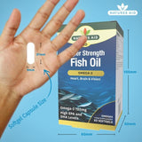 Natures Aid Super Strength Omega-3 Fish Oil Softgels   60 per pack