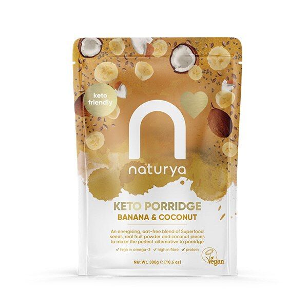 Naturya Keto Porridge Banana &amp;amp; Coconut 300g