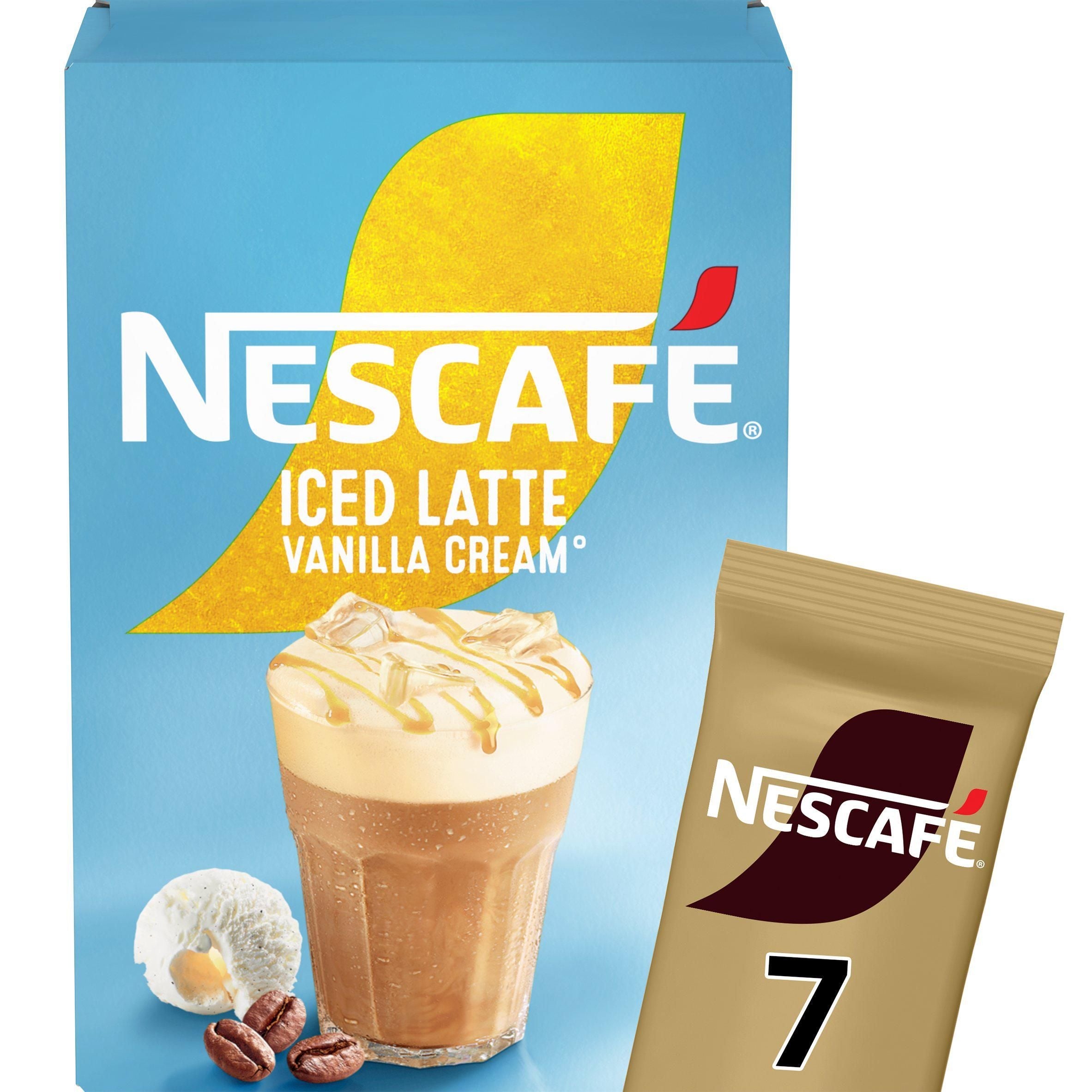 Nescaf&amp;eacute; Gold Iced Latte Vanilla Cream 7x15g