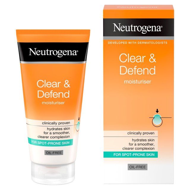 Neutrogena Clear &amp;amp; Defend Oil Free Moisturiser   50ml