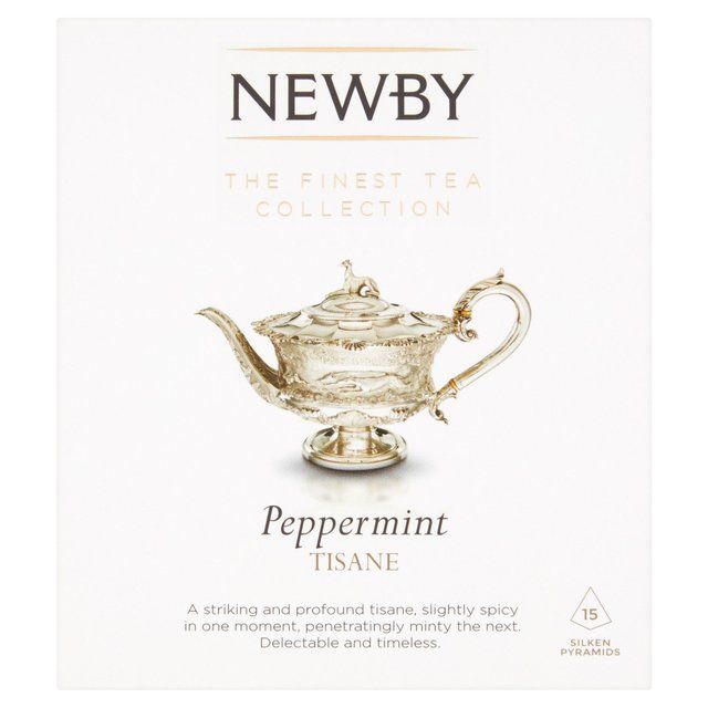 Newby Teas Peppermint Silken Pyramids   15 per pack