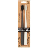 NFco Biodegradable Toothbrush - Pirate Black &amp;amp; Ivory Desert