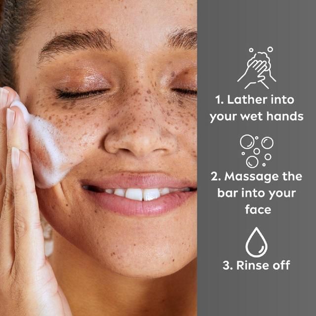 NIVEA Magic Bar Exfoliating Charcoal Face Cleansing Scrub   75g