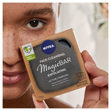NIVEA Magic Bar Exfoliating Charcoal Face Cleansing Scrub   75g