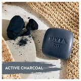 NIVEA Magic Bar Exfoliating Charcoal Face Cleansing Scrub   75g