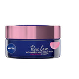 NIVEA Rose Care Anti Wrinkle Night Cream with Rose Petal Oil &amp;amp; Calcium   50ml