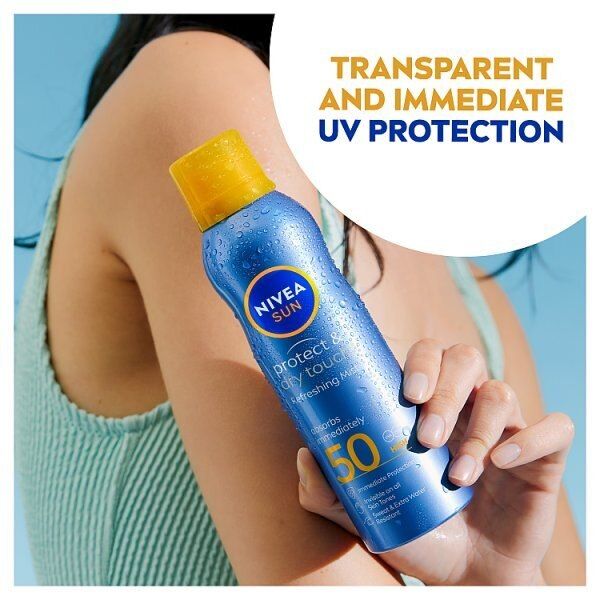 NIVEA SUN Cooling Suncream Mist SPF50 Protect&amp;amp;Refresh 200ml