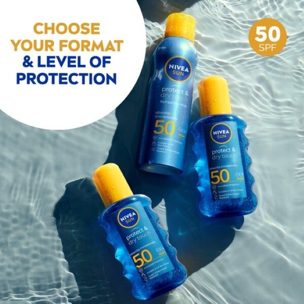 NIVEA SUN Cooling Suncream Mist SPF50 Protect&amp;amp;Refresh 200ml