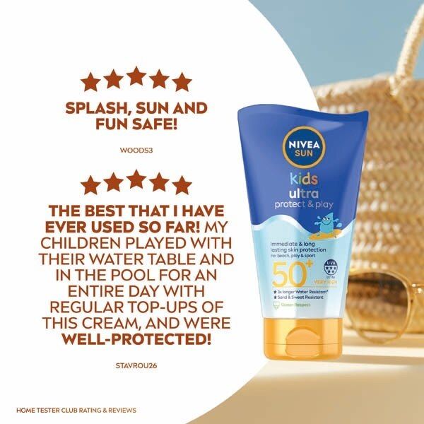 NIVEA SUN Kids Protect &amp;amp; Play Sun Cream Lotion SPF50+ 150ml