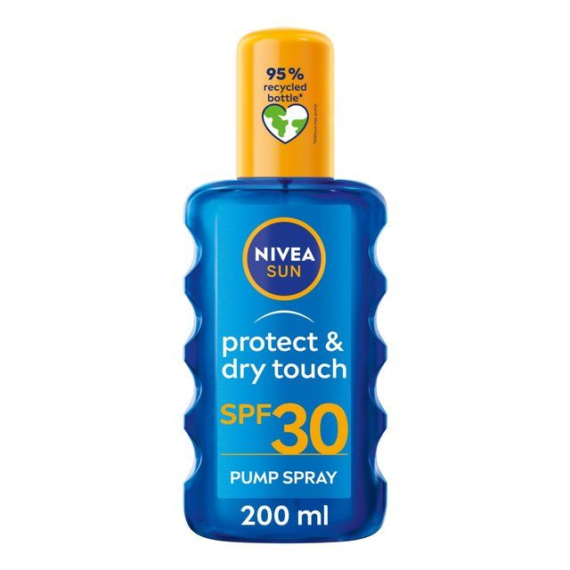 NIVEA SUN Protect &amp;amp; Dry Touch SPF 30 Sunscreen Spray   200ml