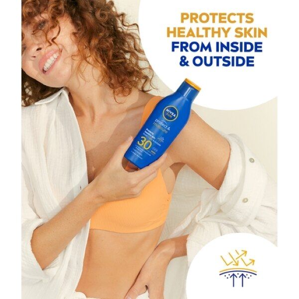 NIVEA SUN Suncream Lotion Protect &amp;amp; Moisture SPF30 200ml