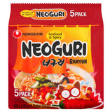 Nongshim Neoguri Ramyun Seafood &amp;amp; Spicy Instant Noodles 5 x 120g (600g)
