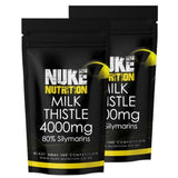 Nuke Nutrition Milk Thistle 4000mg &amp;amp; 80% Silymarins-120ct