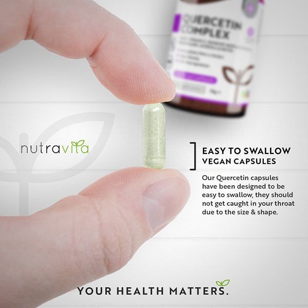 Nutravita Quercetin Complex with Vit C - 120 Vegan Capsules