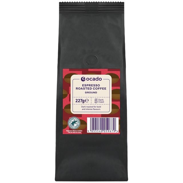 Ocado Espresso Roast &amp;amp; Ground Coffee   227g