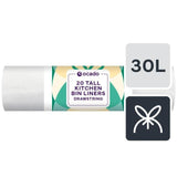 Ocado Tall Kitchen Bin Liner 30L   20 per pack