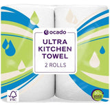 Ocado Ultra Kitchen Towel   2 per pack
