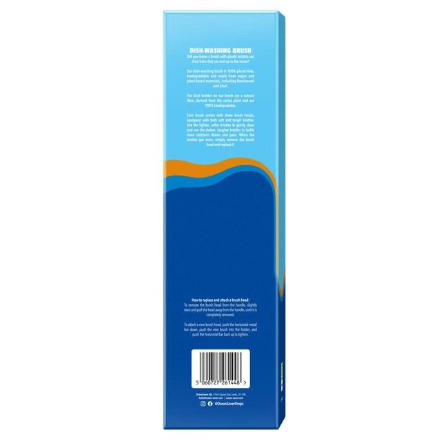OceanSaver Wooden Dishwashing Brush &amp;amp; replacement heads