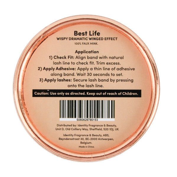 Oh My Lash Best Life Black Faux Mink False Lashes Individual