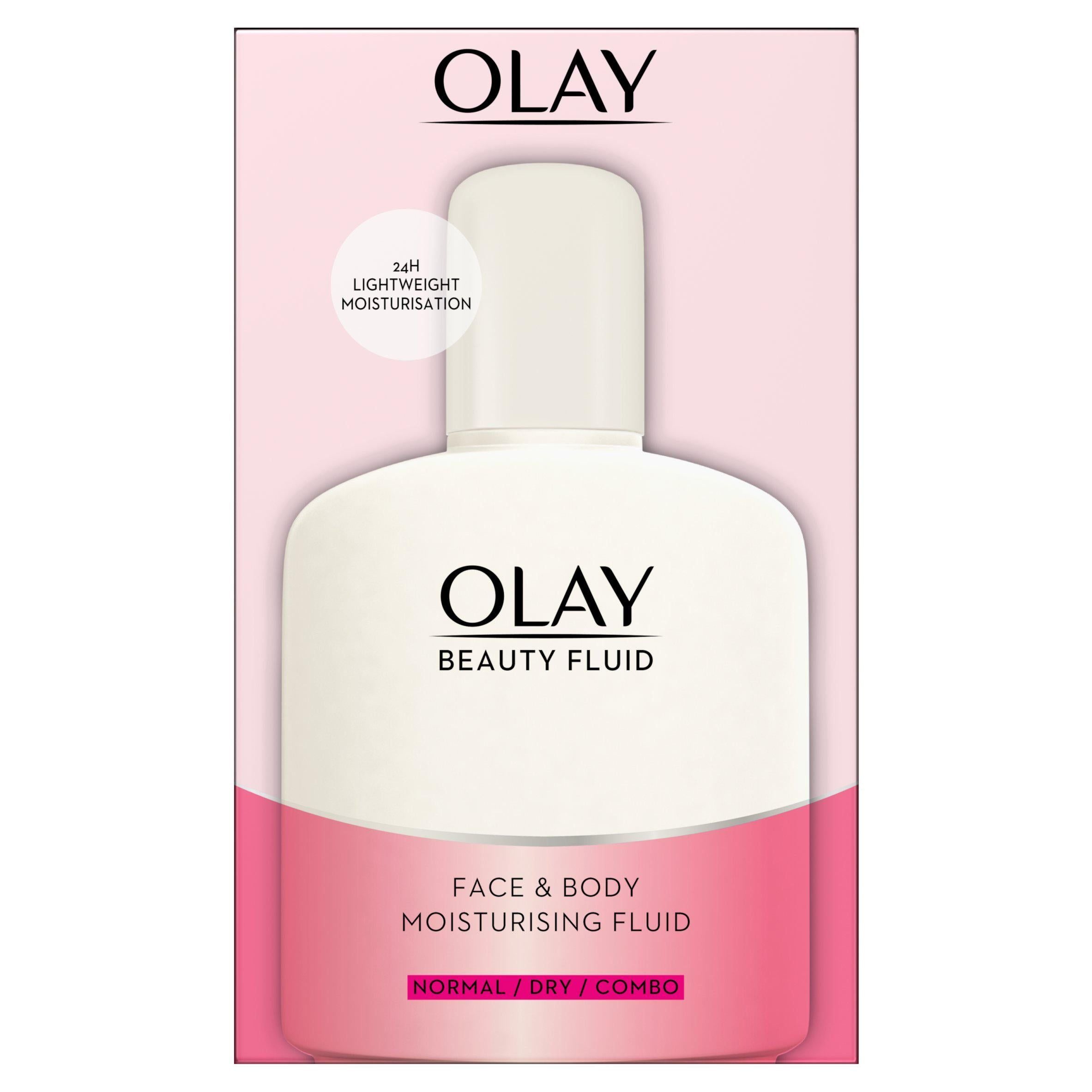 Olay Beauty Fluid Face &amp;amp; Body Moisturiser 200ml
