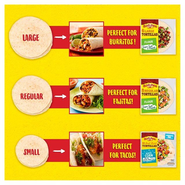Old El Paso Flour Tortilla Fajita Wraps Family Pack   12 per pack