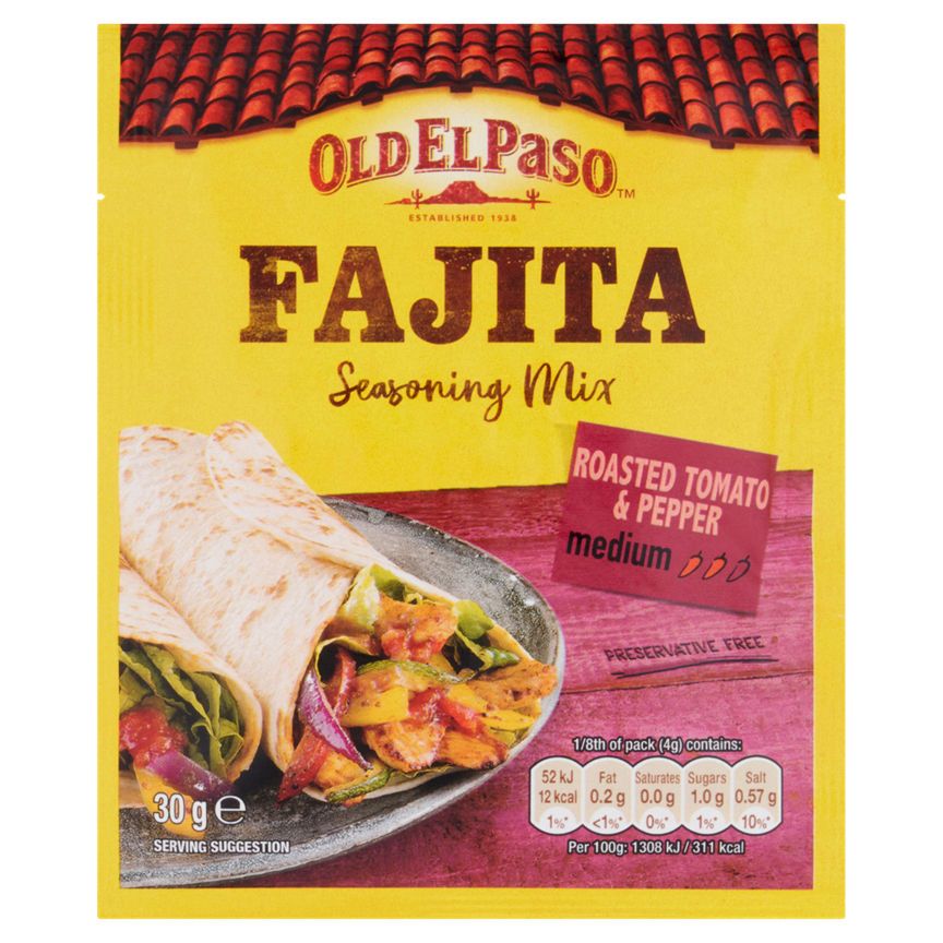Old El Paso Mexican Roasted Tomato &amp;amp; Pepper Fajita Seasoning Mix