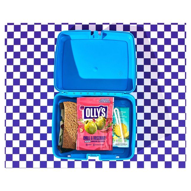 Olly's Olives Chilli &amp;amp; Rosemary Green Halkidiki Olives - The Bandit   50g