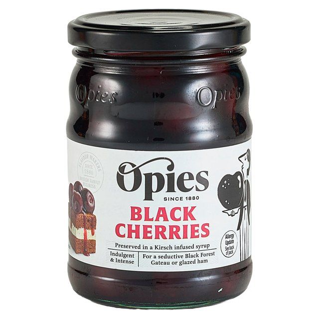 Opies Black Cherries &amp;amp; Kirsch   370g
