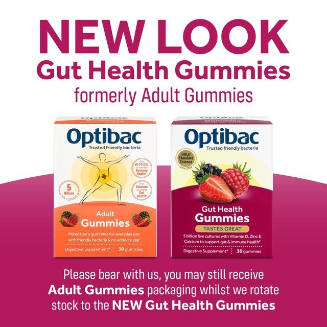 Optibac Probiotics Gut Health Gummies    30 per pack