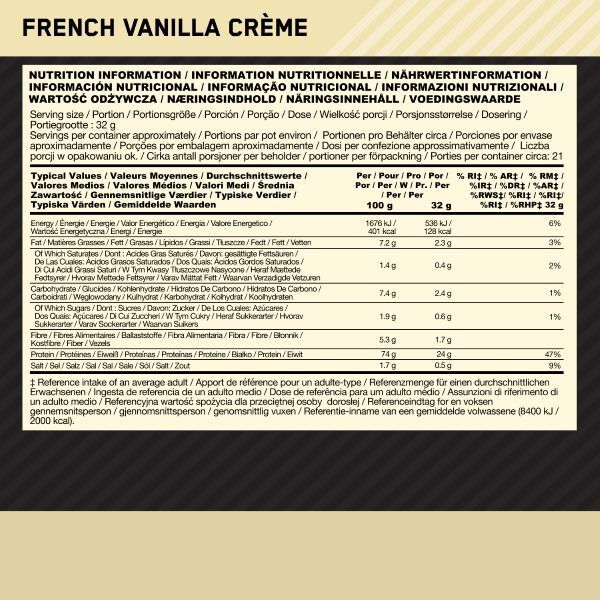 Optimum Nutrition Vanilla Muscle Support &amp;amp; Repair