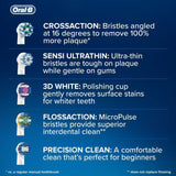 Oral B Crossaction Toothbrush Heads Black   2 per pack