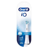 Oral-B iO Ultimate Clean White Electric Toothbrush Heads   4 per pack