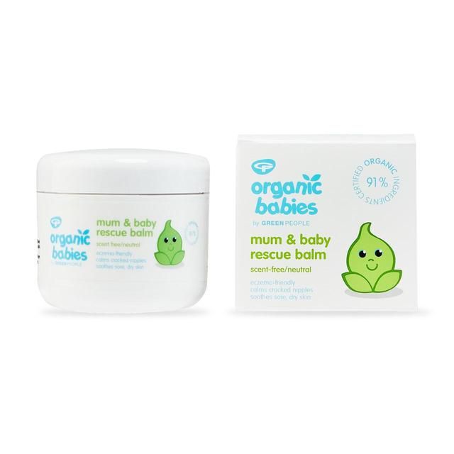 Organic Babies Scent Free Mum &amp;amp; Baby Rescue Balm    100ml
