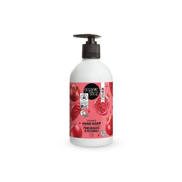 Organic Shop Vitamin Hand Soap Pomegranate &amp;amp; Patchouli 500ml