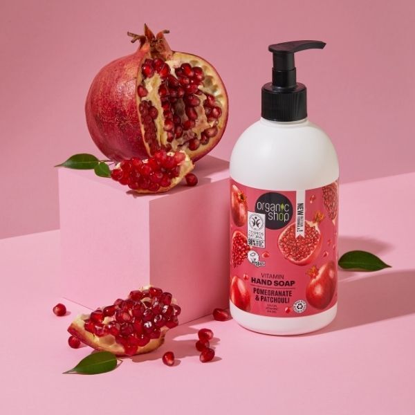 Organic Shop Vitamin Hand Soap Pomegranate &amp;amp; Patchouli 500ml