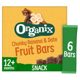 Organix Goodies Chunky Banana &amp;amp; Date Fruit Bars 12+ Months